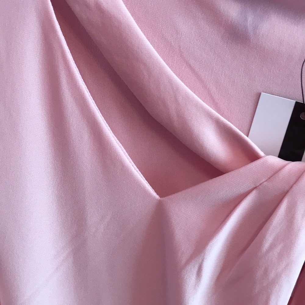 NWT Nine West pink twist front tank top - Picture 2 of 4